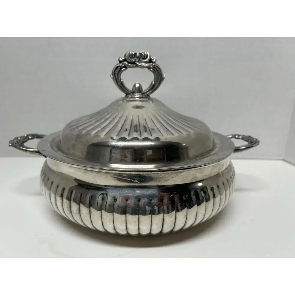 Silver Plate Covered 9